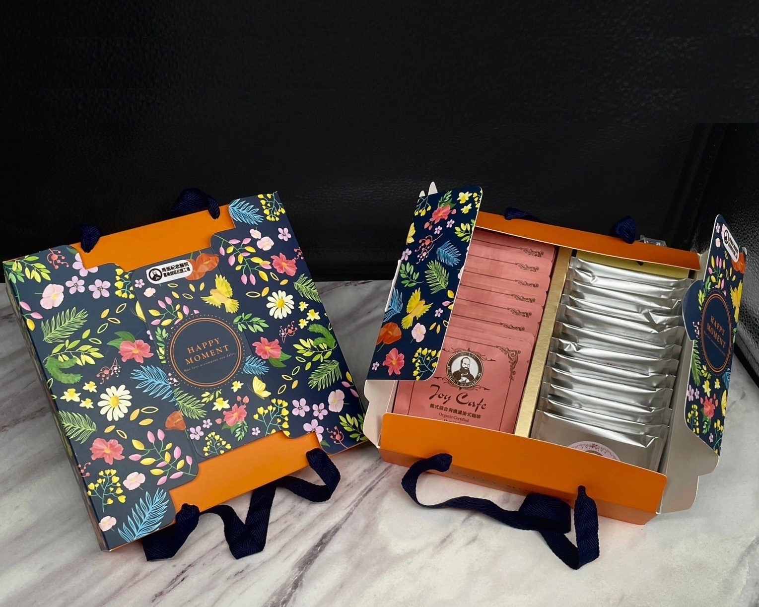 喜樂綜合VIP禮盒  (咖啡10入+茶包12入)