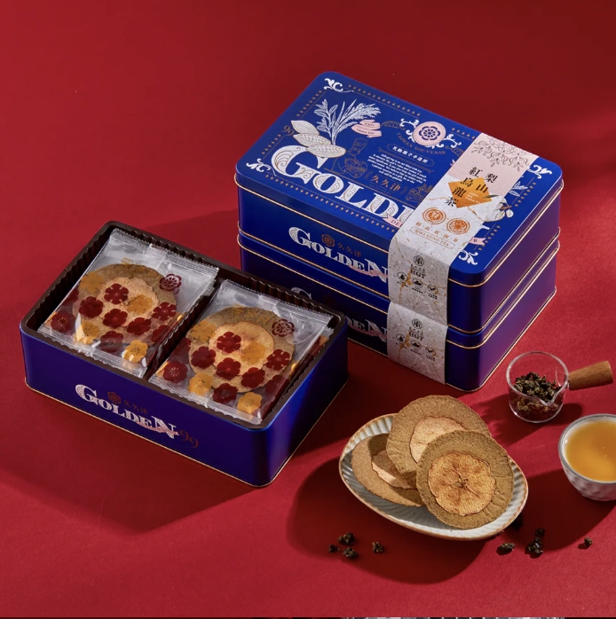 捷運南港展覽館庇護工場 久久津 紅烏龍蘋果米餅禮盒