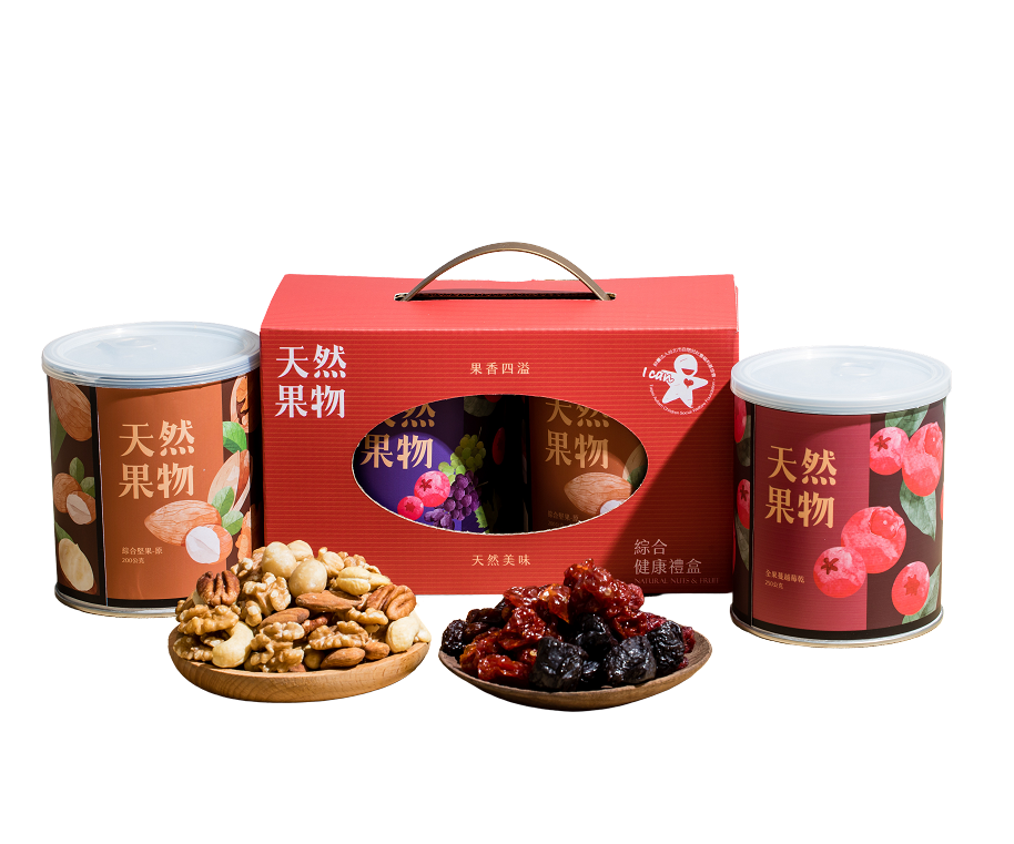 《愛肯》天然果物罐裝二入禮盒